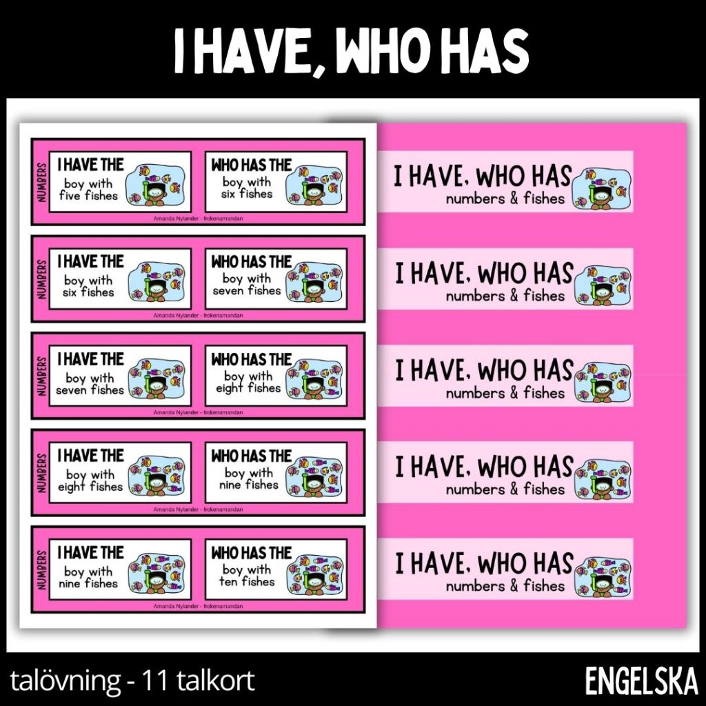 I have, who has domino – numbers