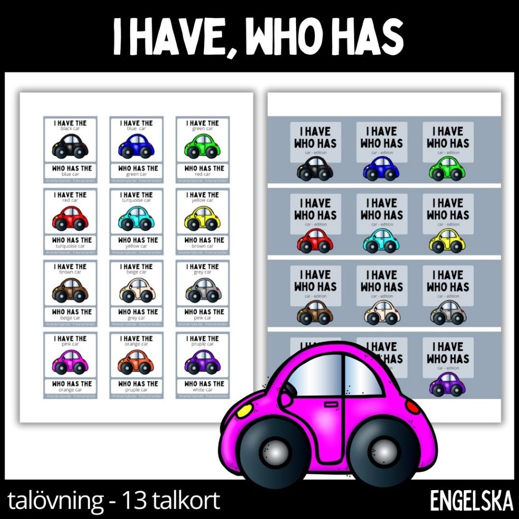 I have, who has domino – car