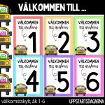 Välkommen till – åk 1-6 – skylt - bild 1