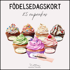 Födelsedag Cupcakes