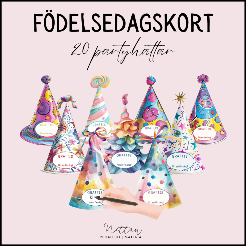Födelsedag Partyhattar