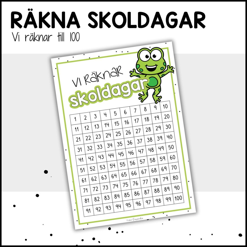 Vi räknar skoldagar
