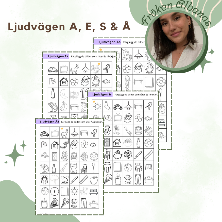 Ljudvägen A, E, S, Å