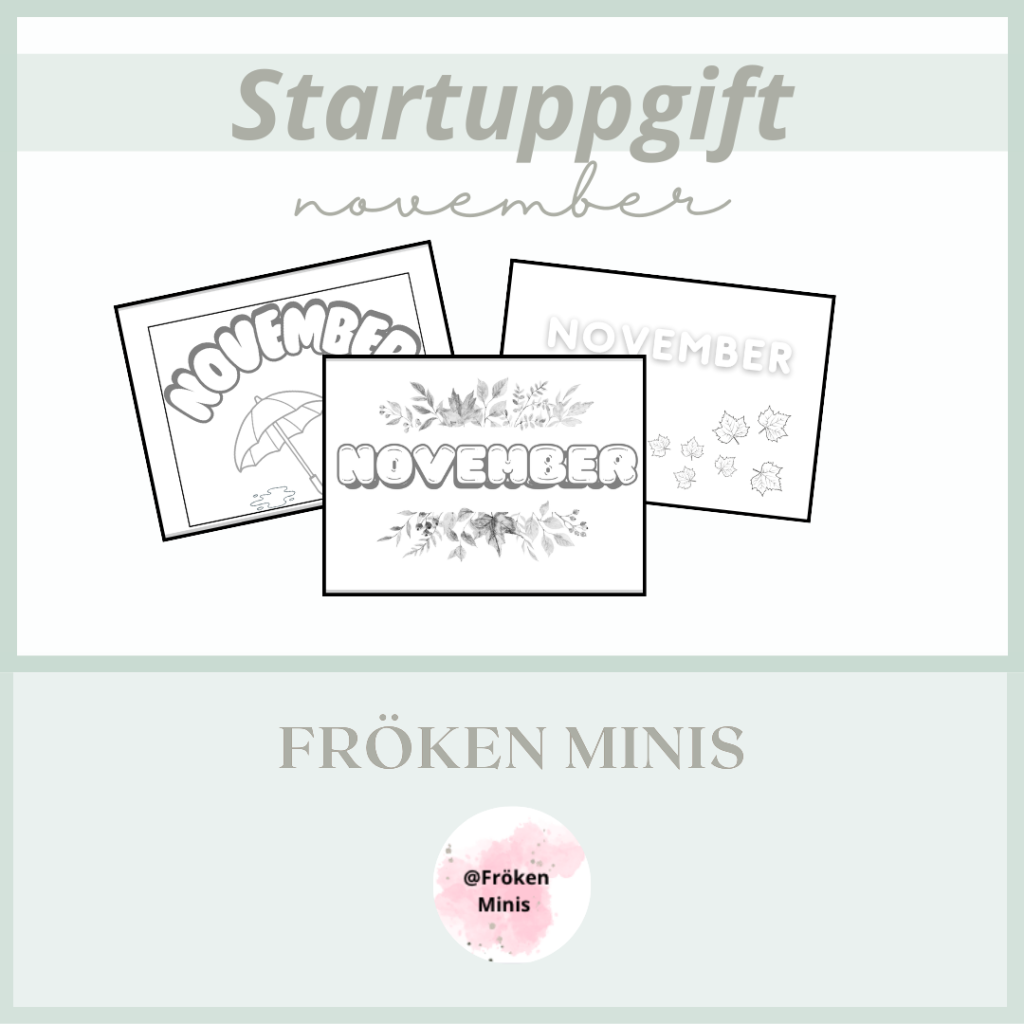 Startuppgift november