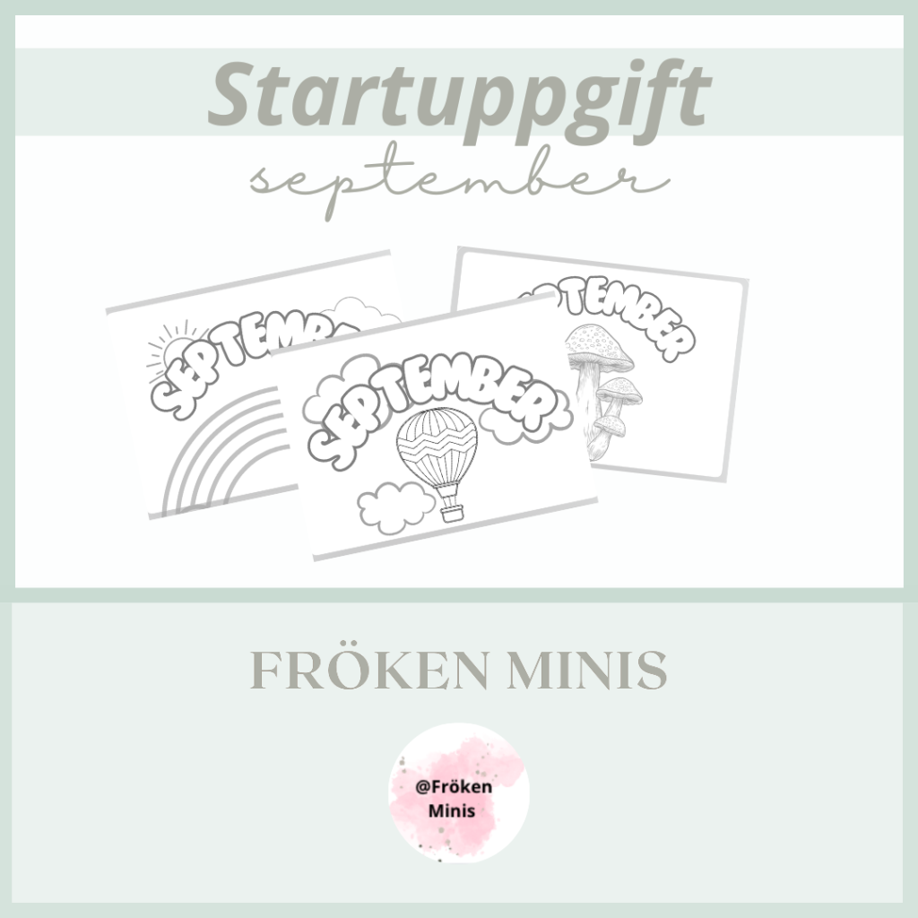 Startuppgift september