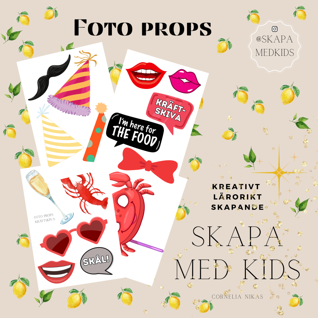 Foto props kräftskiva