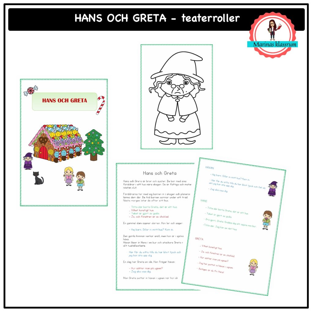 Hans och Greta – teaterroller