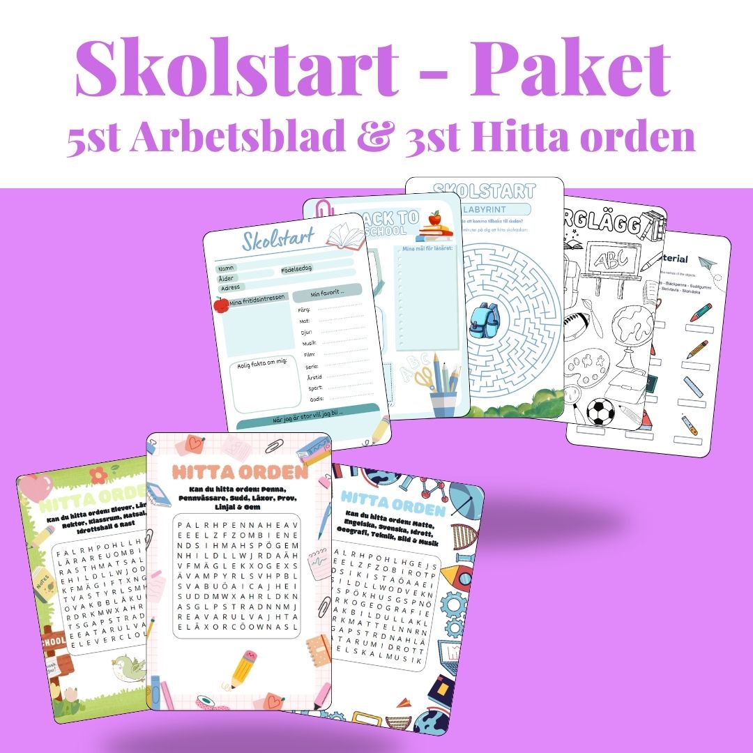 Skolstart - Paket