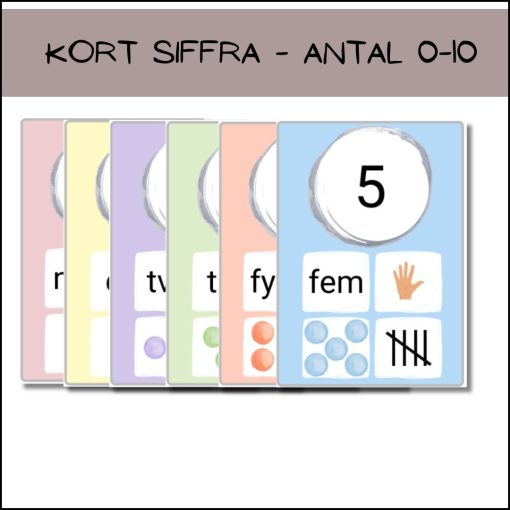 Sifferkort 0-10