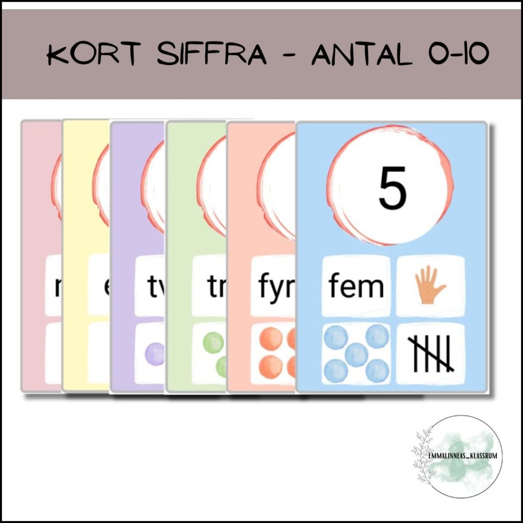 Sifferkort 0-10
