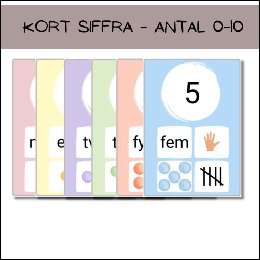 Sifferkort 0-10