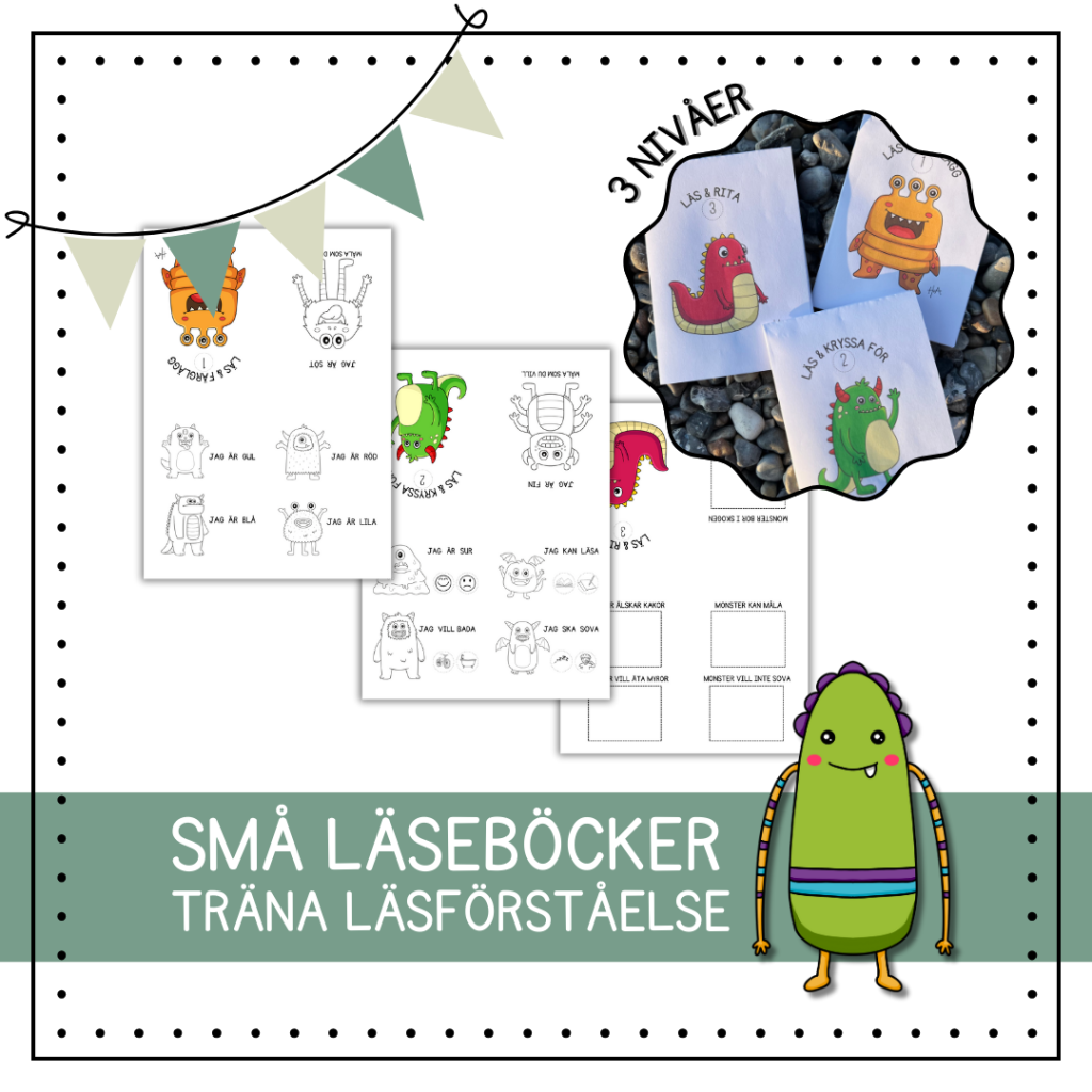 Små läseböcker (Monster)