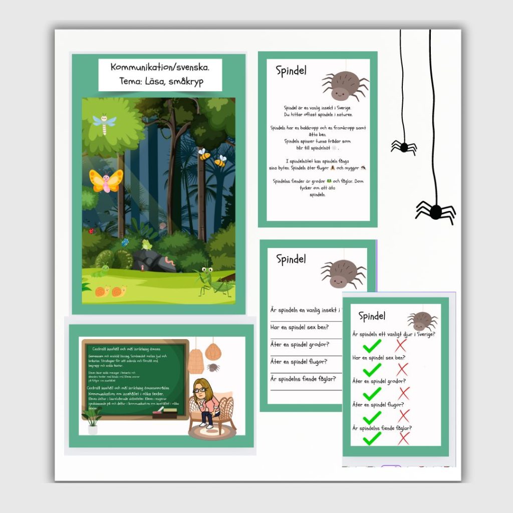 Småkryp Läsförståelse