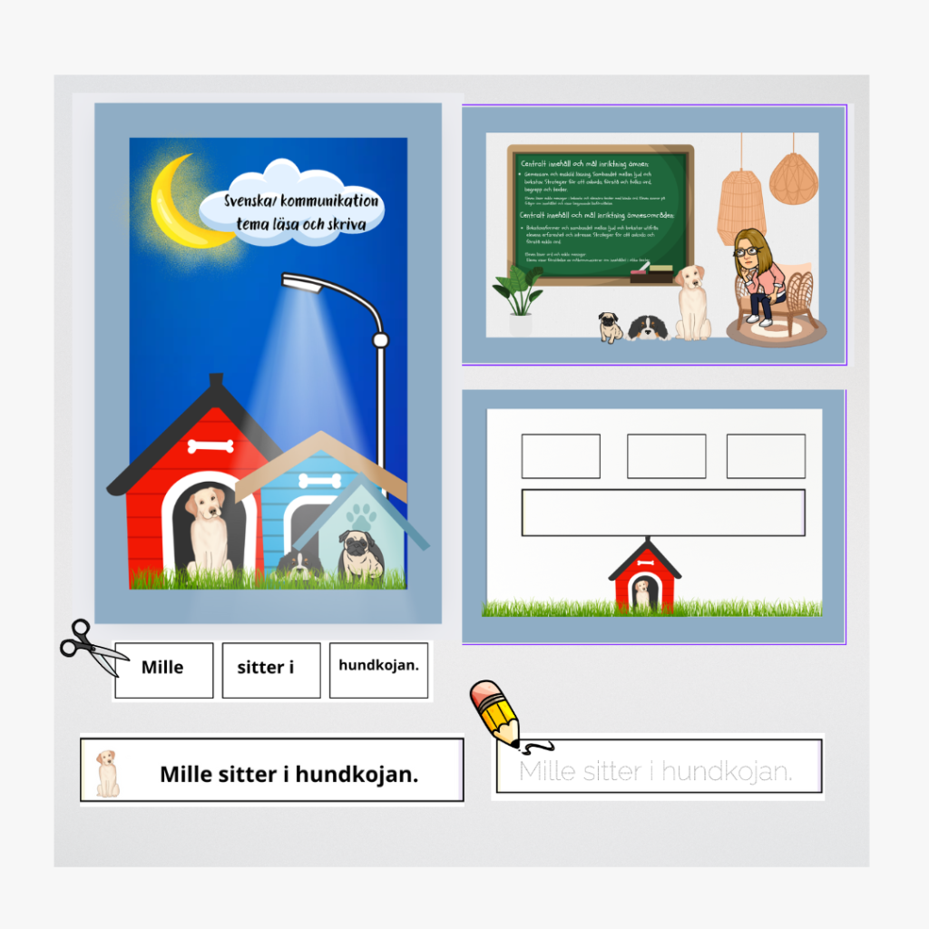Kommunikation/ svenska/sva – tema hundar