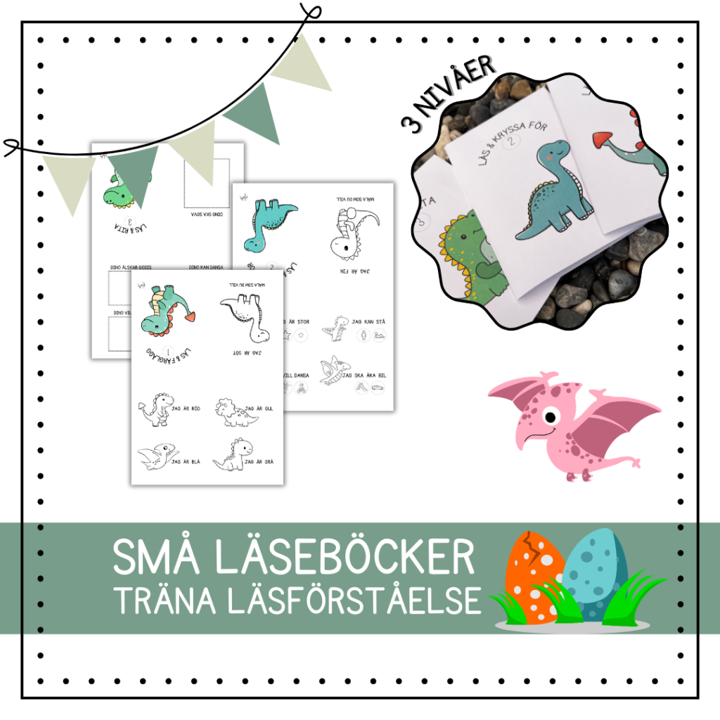 Små läseböcker (Dinosaurier)