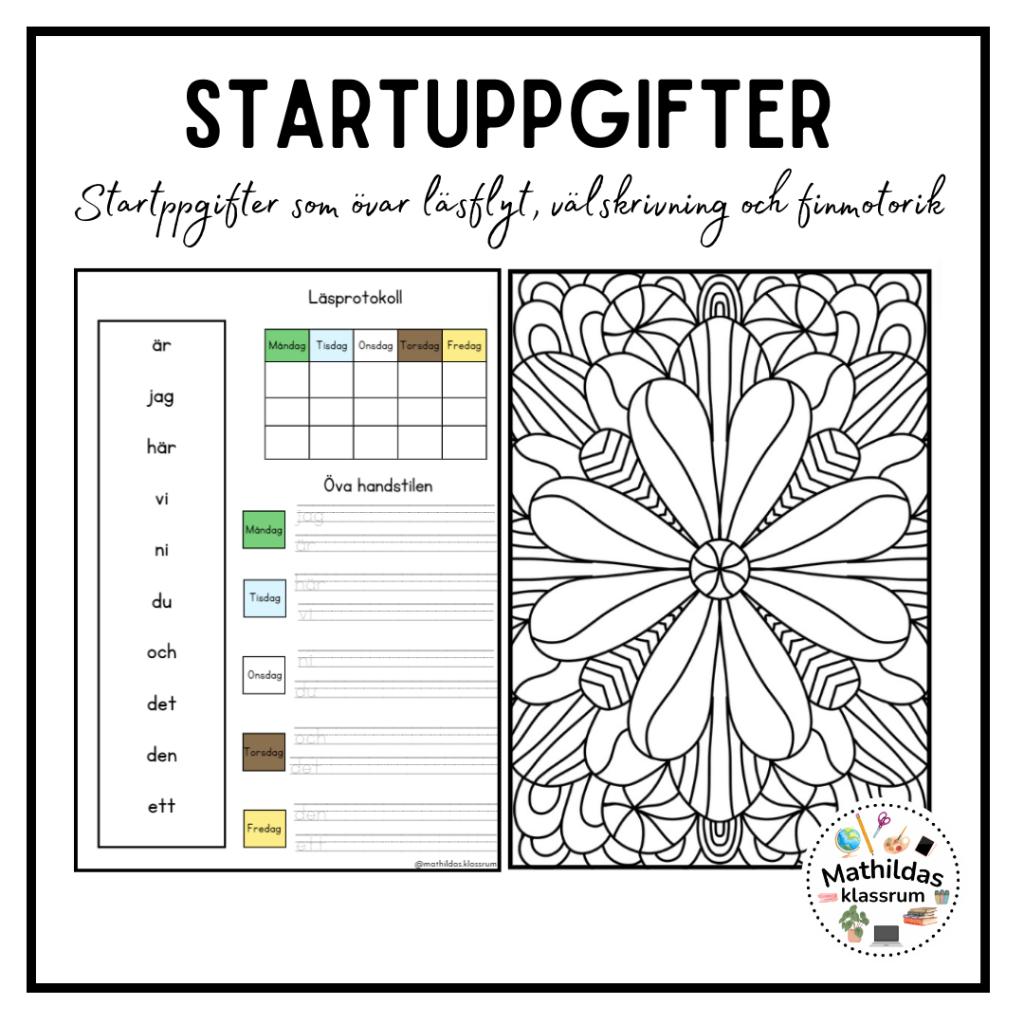 Startuppgifter