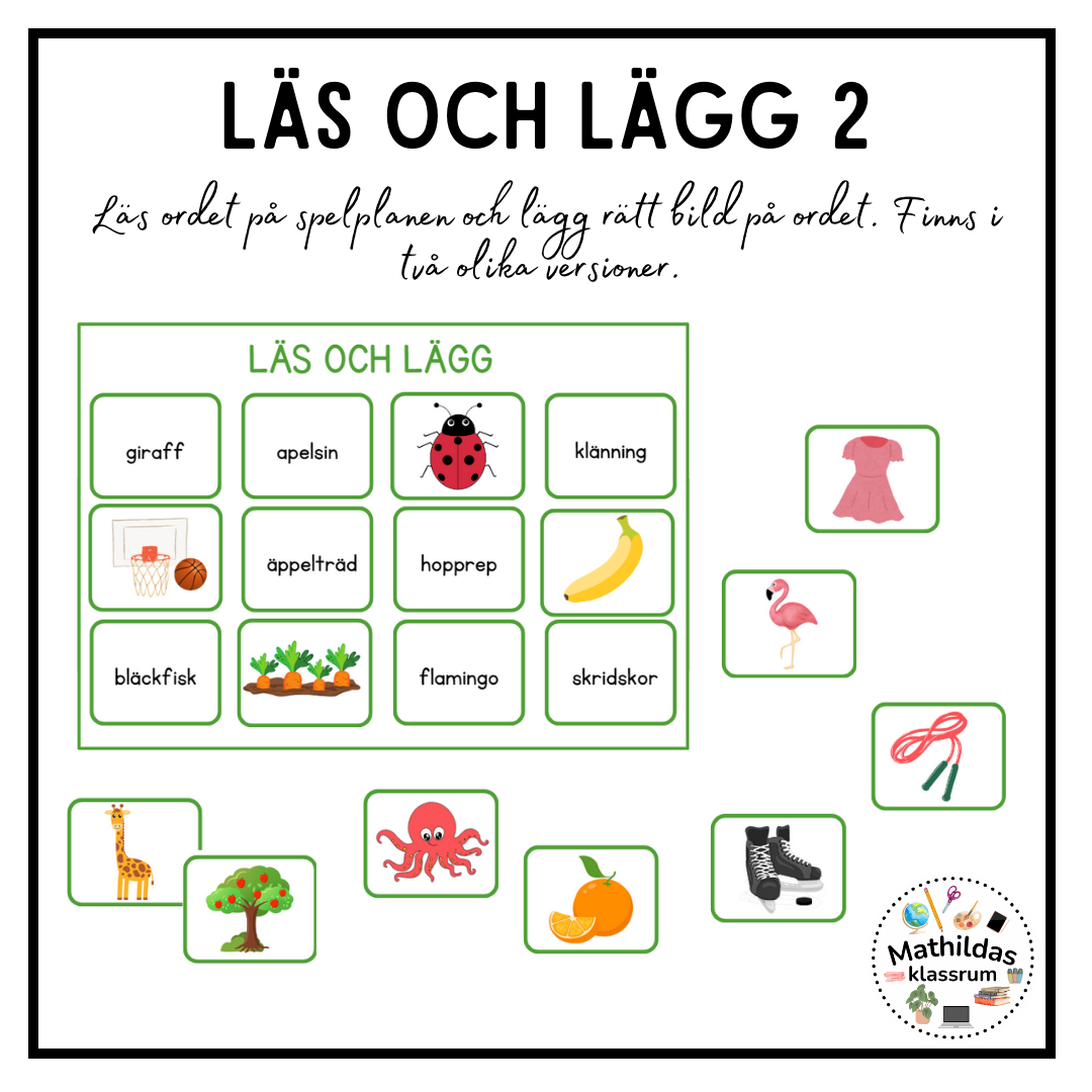Läs och lägg 2