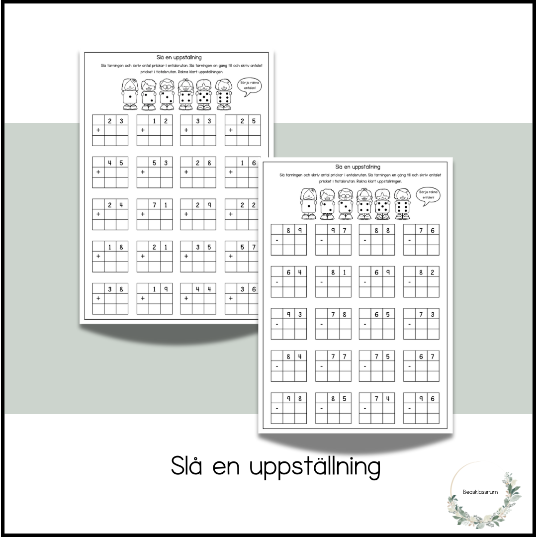 Slå en uppställning