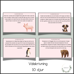 Välskrivning - djur