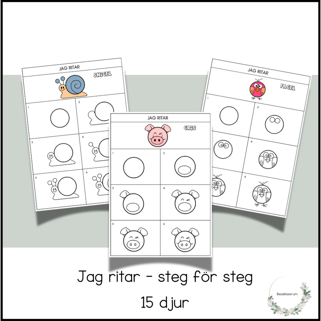 Jag ritar – steg för steg
