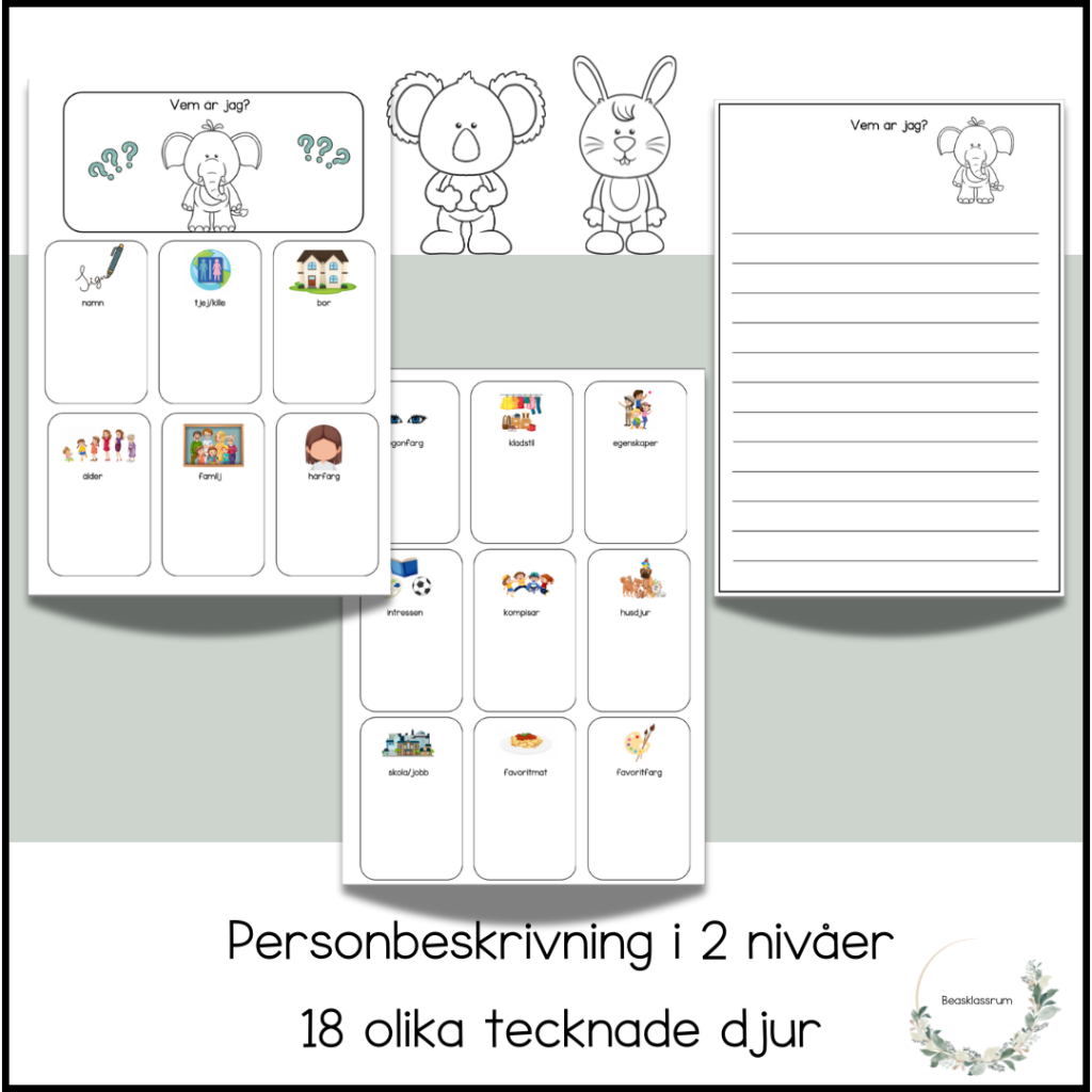 Personbeskrivning i 2 nivåer