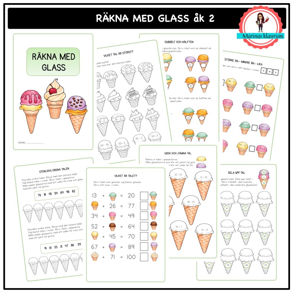 Räkna med glass åk 2