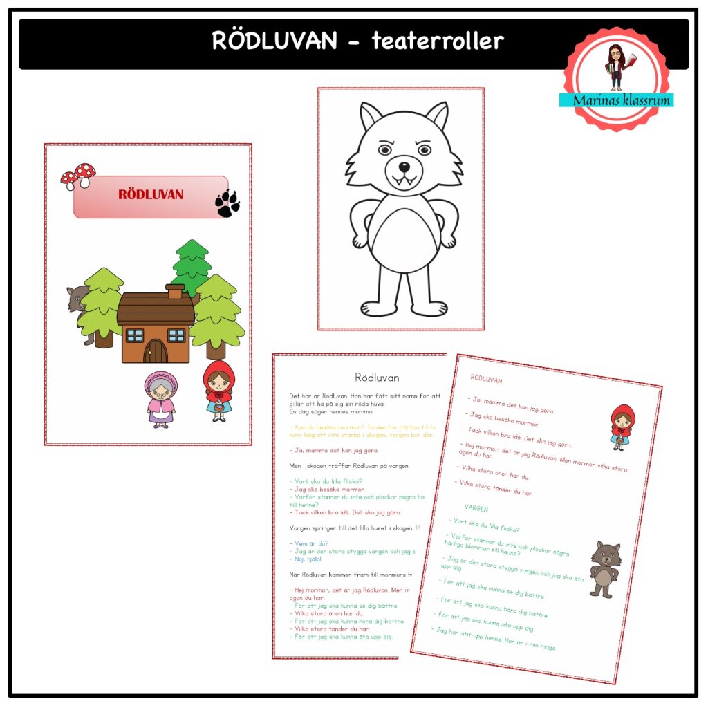 Rödluvan – teaterroller