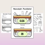 Namnskylt- Pennfodral - bild 1