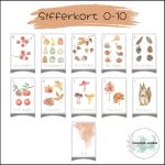 Siffror 0-10 tema höst - bild 1