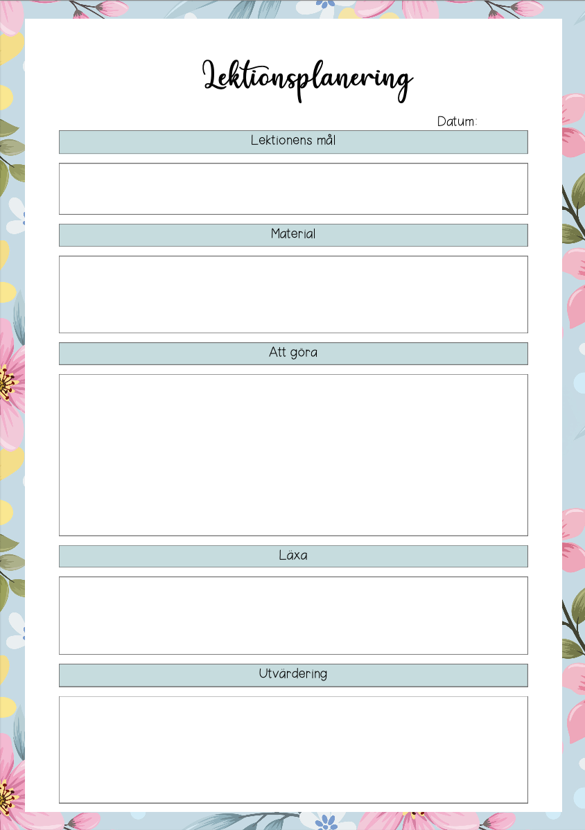 Kalender läsår 24/25