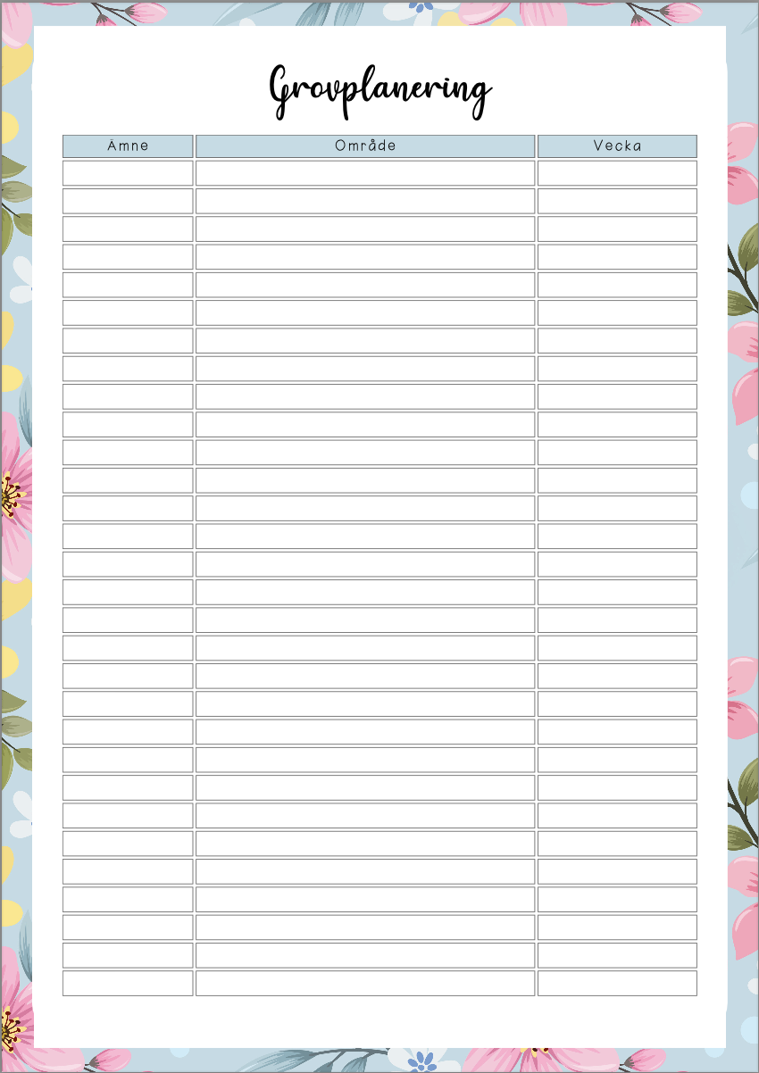 Kalender läsår 24/25