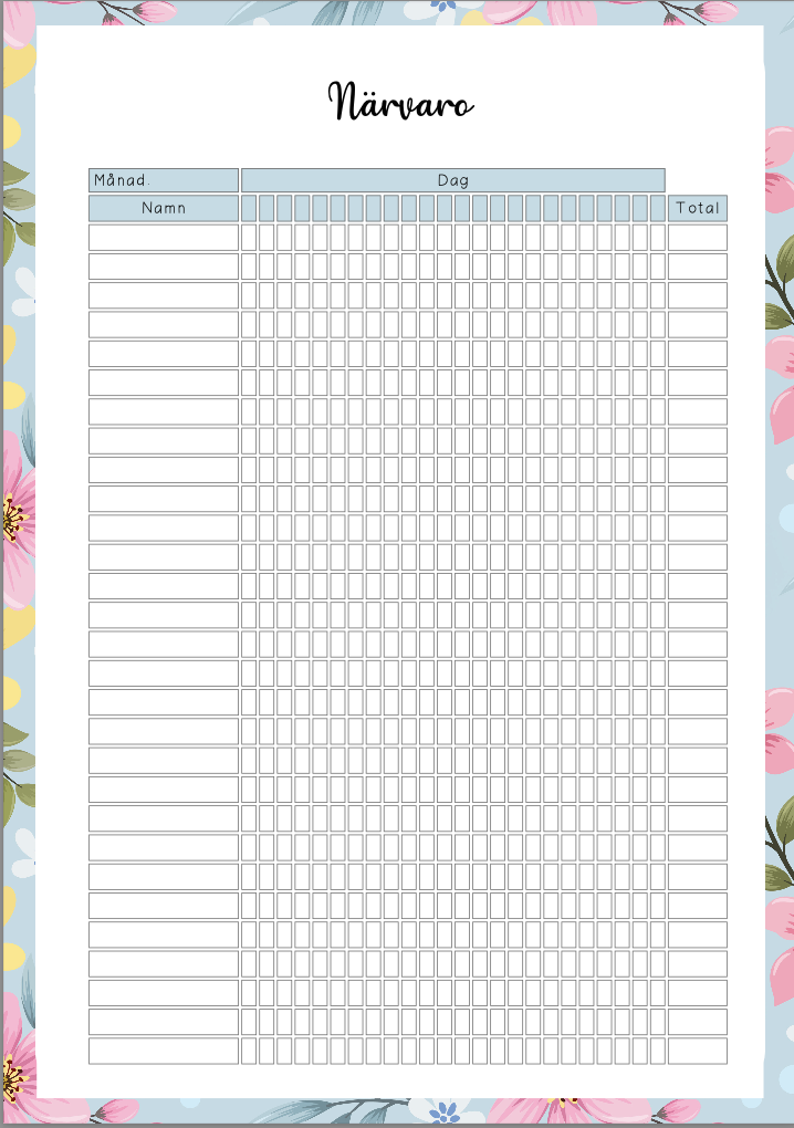 Kalender läsår 24/25