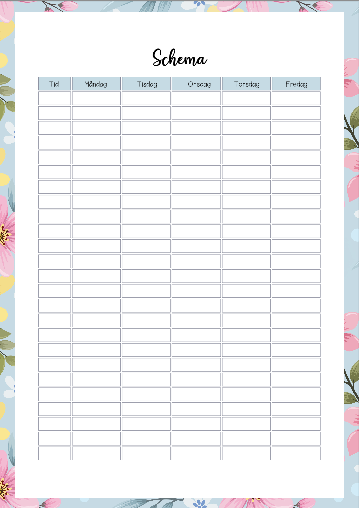 Kalender läsår 24/25