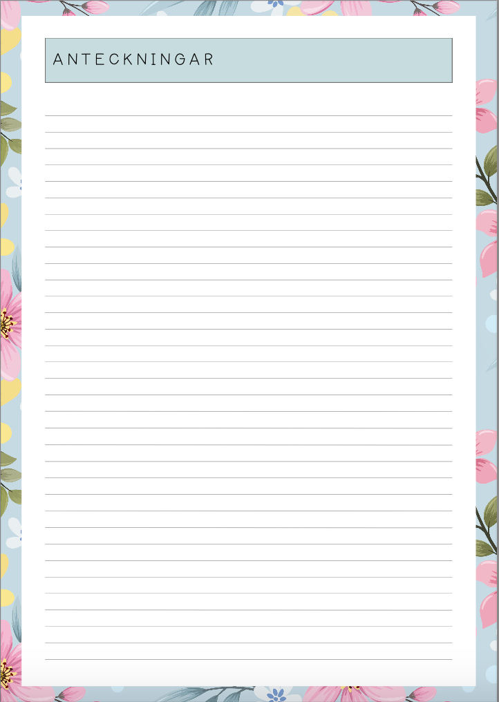 Kalender läsår 24/25