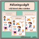 Affisch med hälsnigsalternativ - bild 1