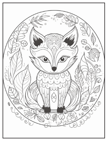 Målarbok djur och höst (kopia)