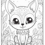 Målarbok djur och höst (kopia) - bild 2