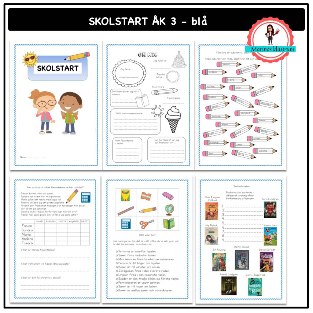 Skolstart åk 3