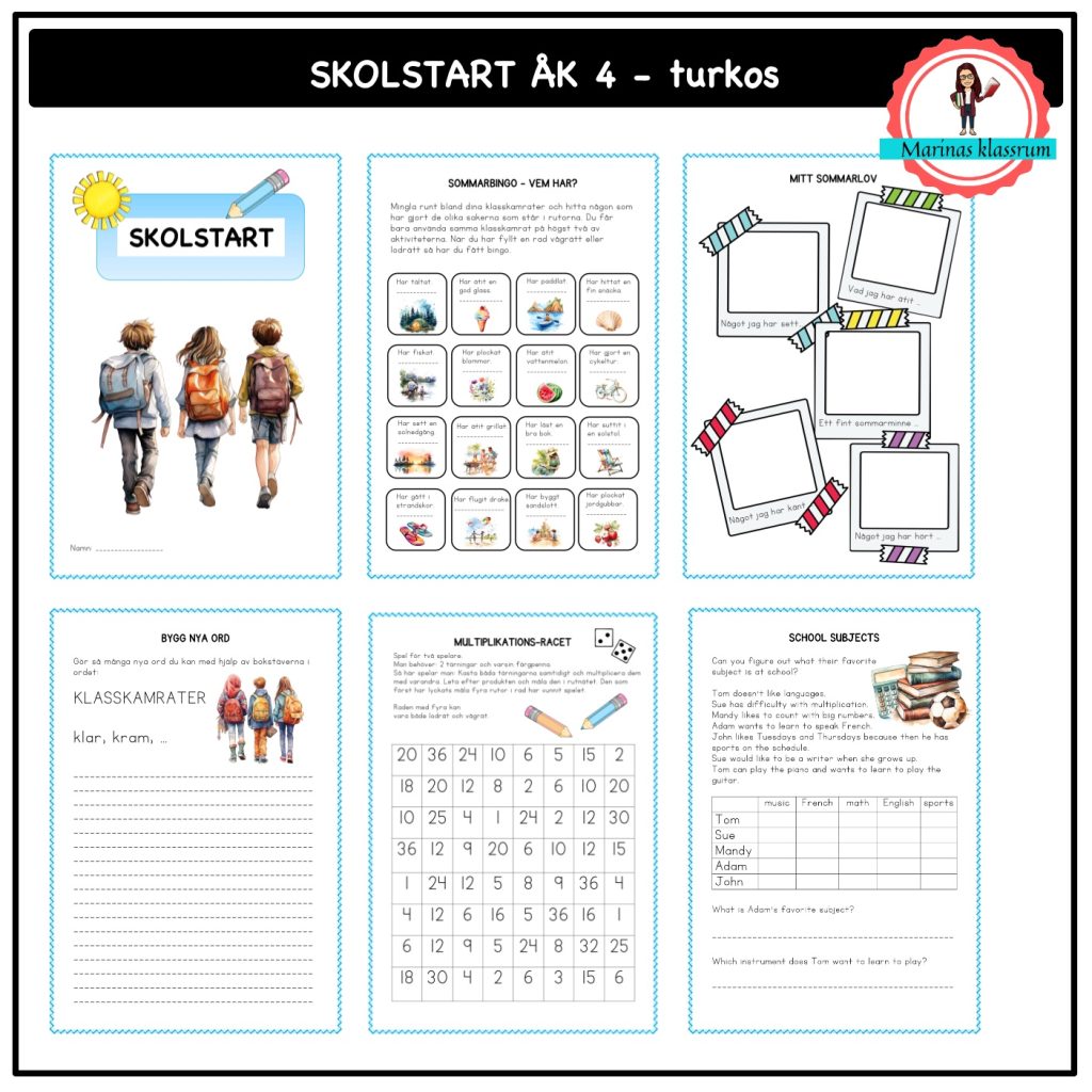 Skolstart åk 4