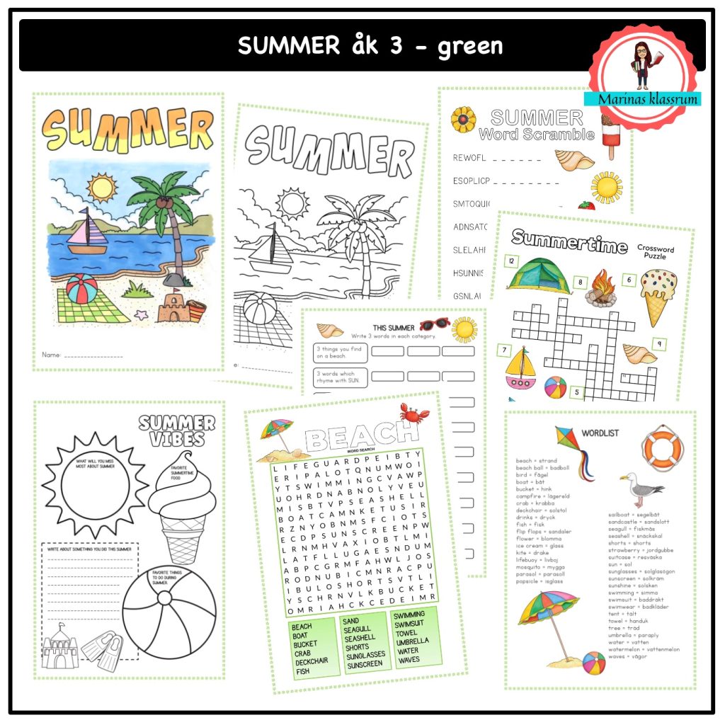 Summer åk 3 – green