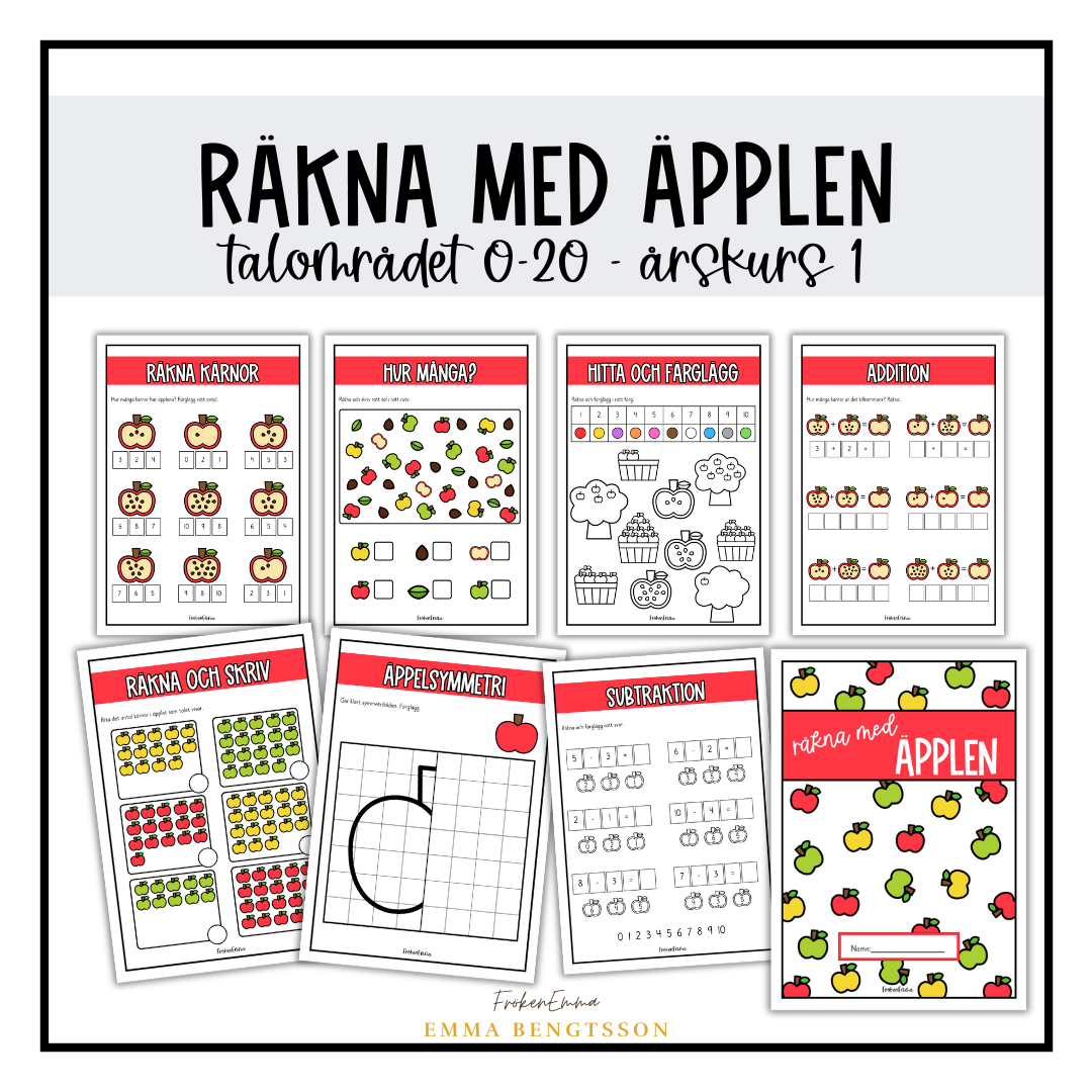 Räkna med äpplen: åk 1