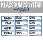 Klassrumsskyltar - bild 1