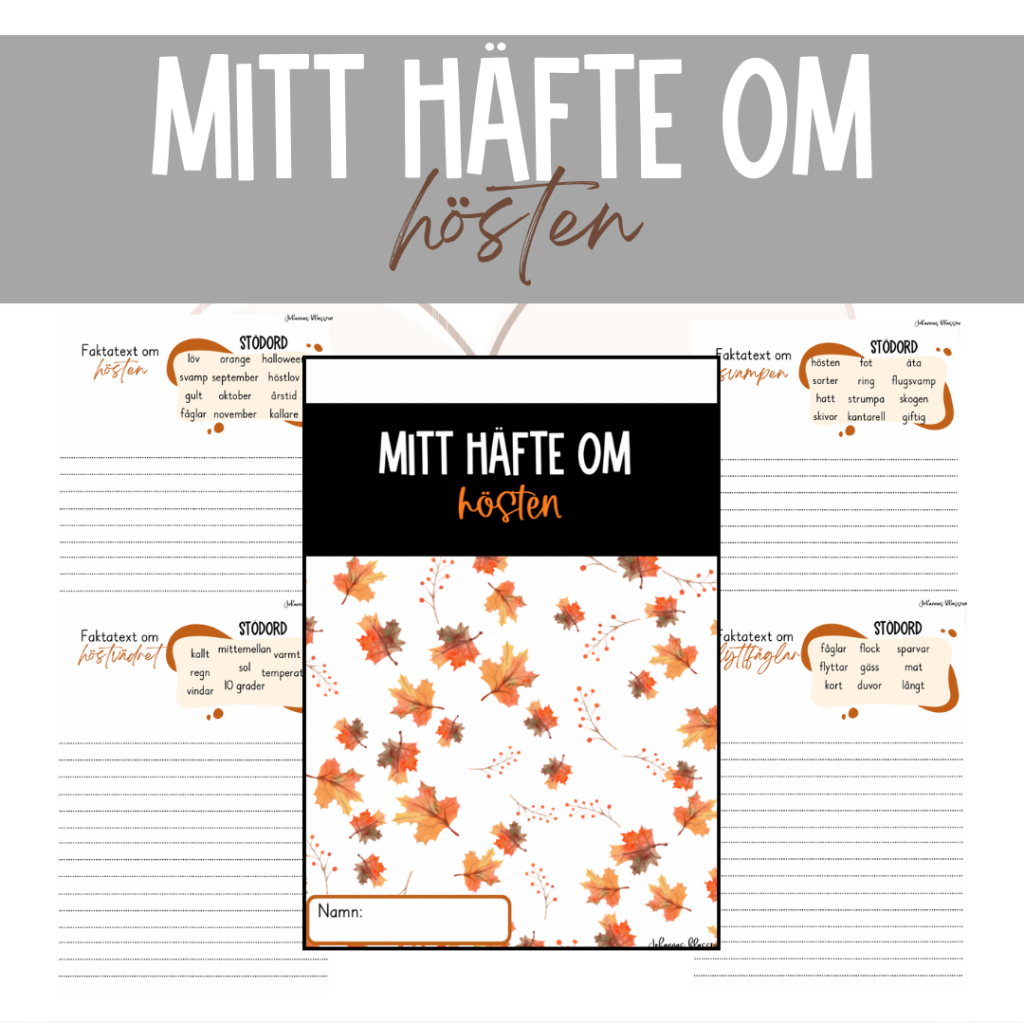 Mitt häfte om hösten – skriv faktatext