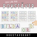 Bokstavskort – bilda ord - bild 1