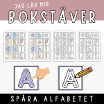 Bokstavskort – spåra bokstäver - bild 1