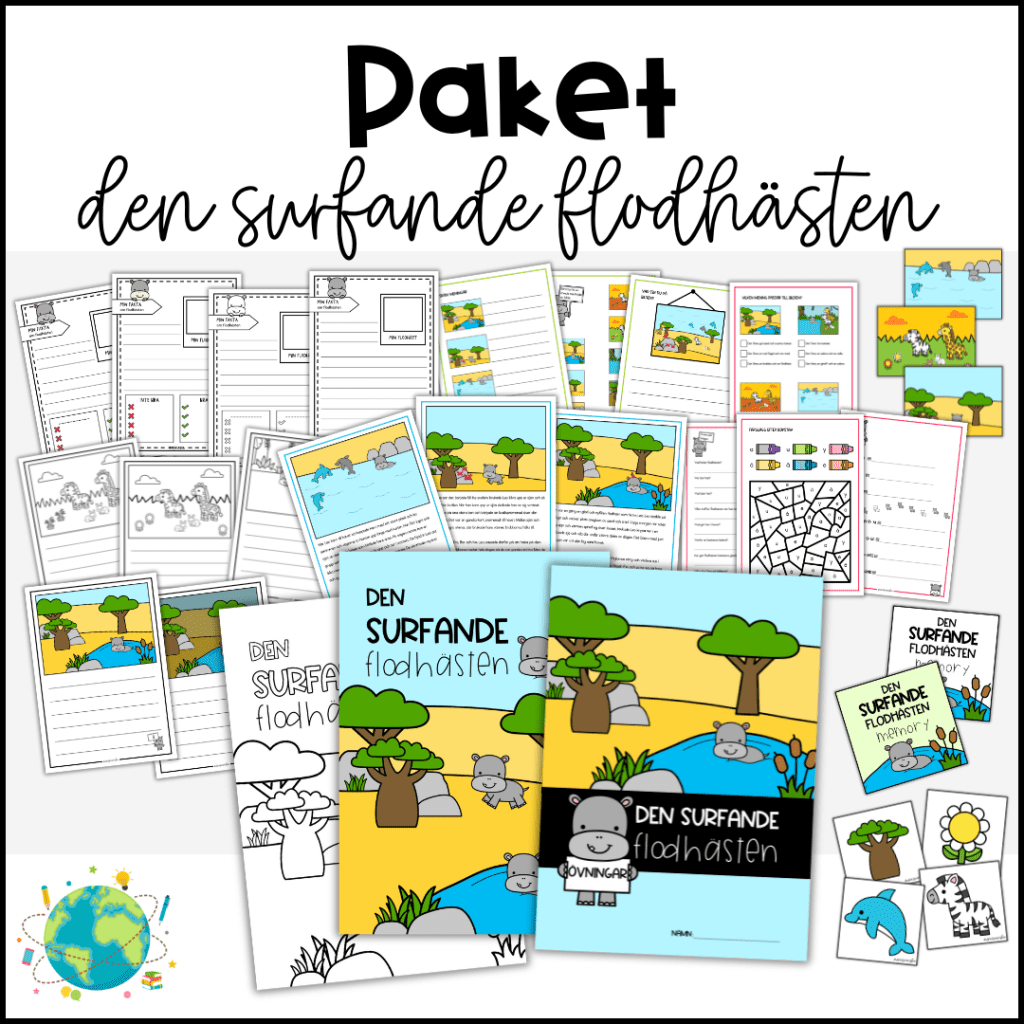 Den surfande flodhästen – Paket