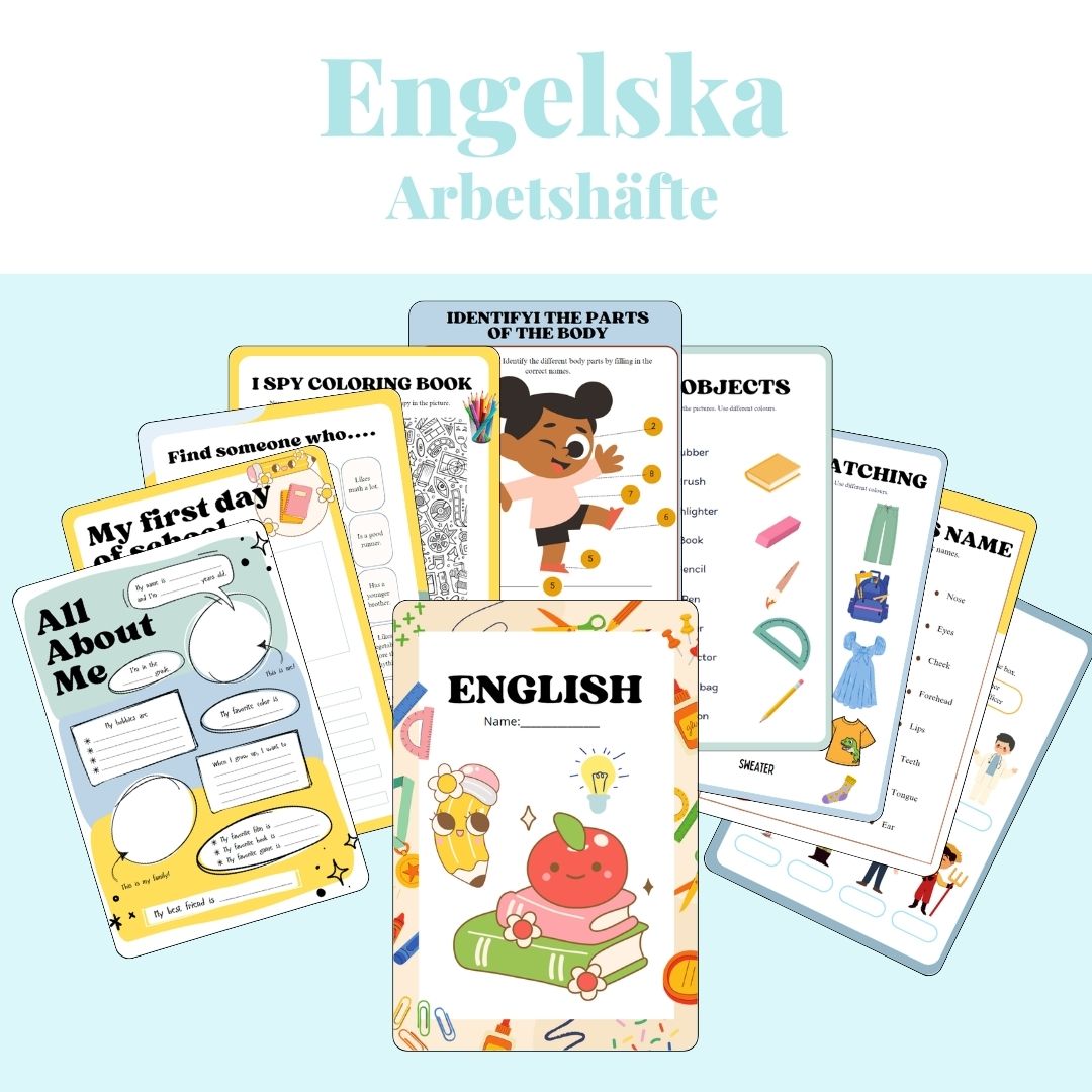 Arbetshäfte – Engelska