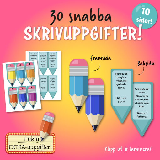 Matte & Svenska - 75 extrauppgifter!