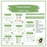 Klassrumspaket – dekor- grönt tema - bild 1