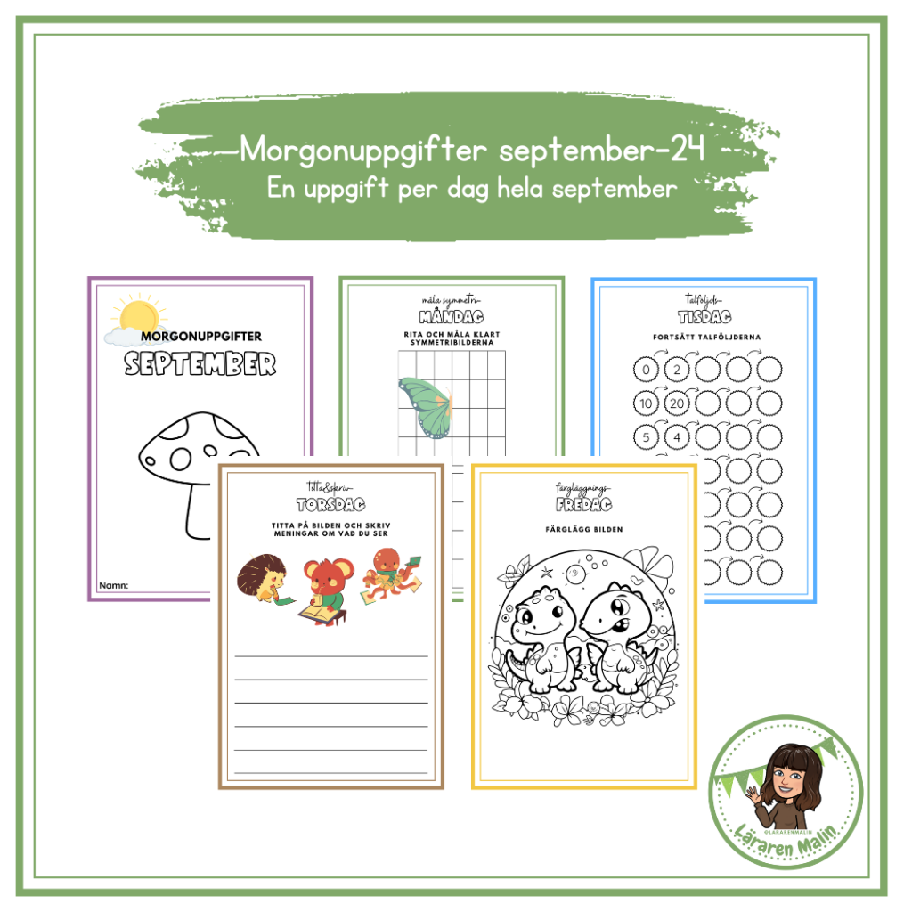 Morgonuppgifter september- 24